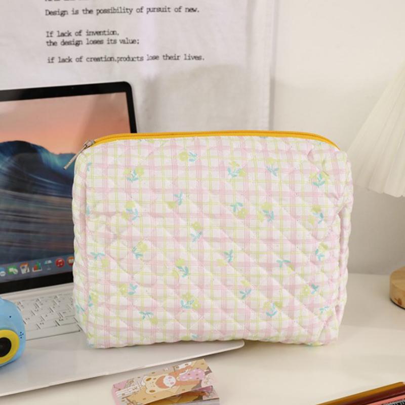 

Liberty стеганая косметичка из мягкого хлопка, клатчи, женский косметический органайзер на молнии