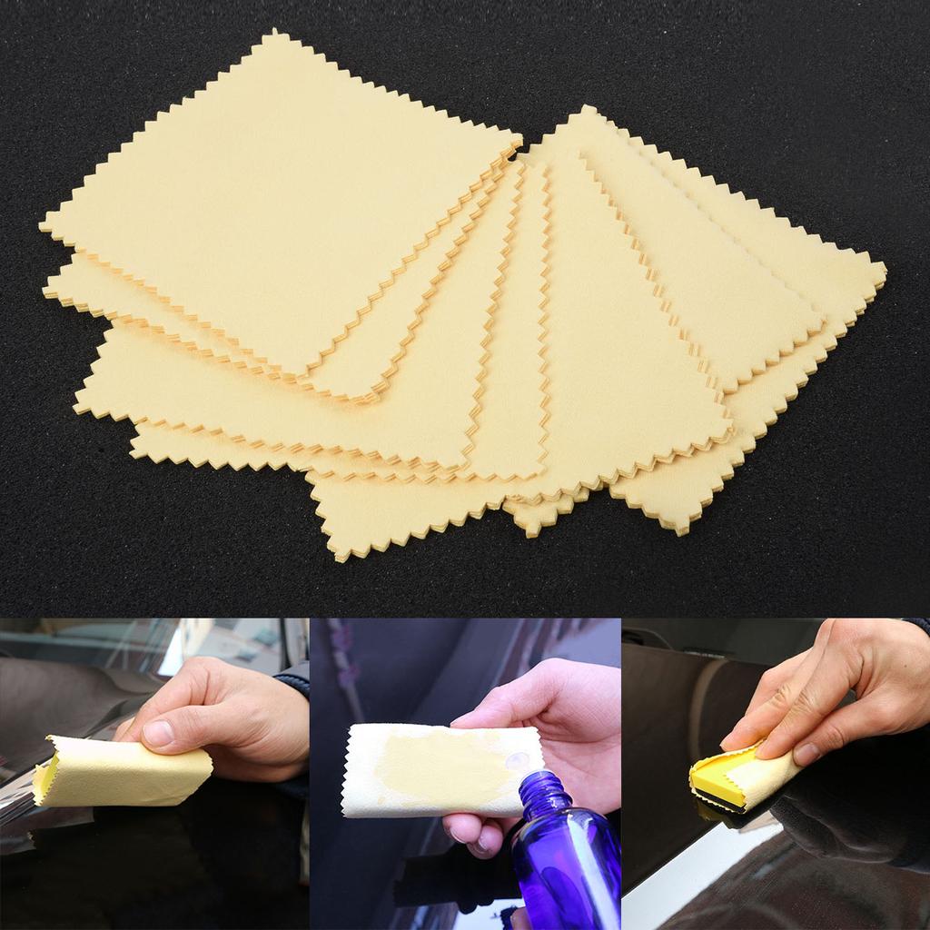 Buy 20PCS Microfiber Cleaning Cloth Nano Car Glass Coating Lintfree
