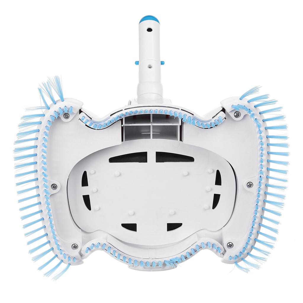 12 Inch Adjustable Angle Swimming Pool Suction Vacuum Cleaner Head with Filter Mesh Pond Cleaning Tool