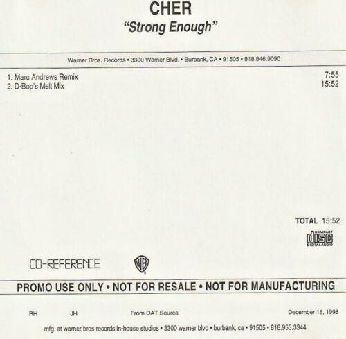

[USED] Cher Strong Enough US Promo CD Single