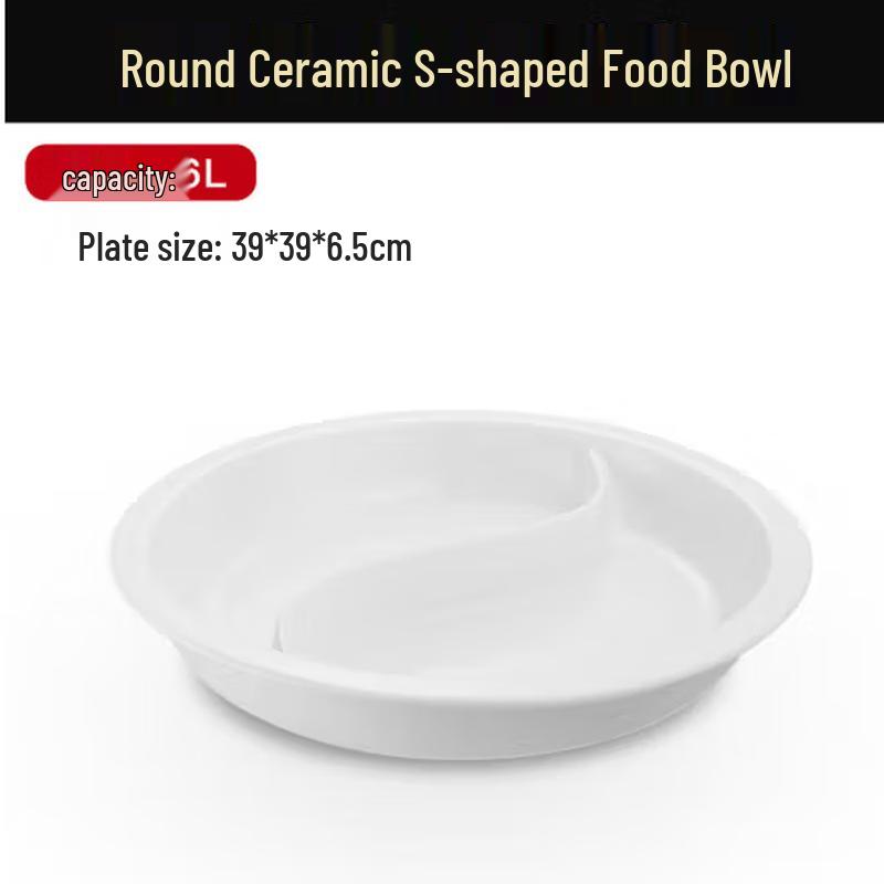 Taishun Round Ceramic Chafing Dish Food Pan