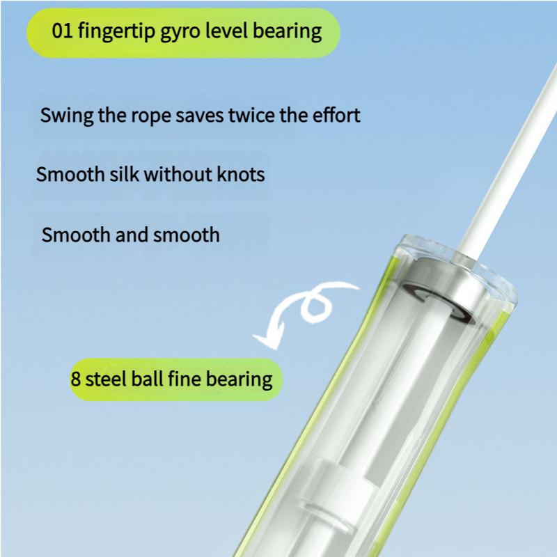 Student Tangle-Free Jump Rope Silicone Handle Speed Rope with Smooth Bearings for Sports Training, Fitness Sports, School Pe Classes