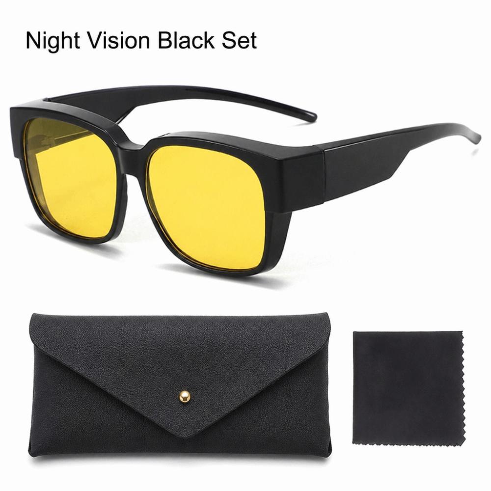 Other Glasses for Driving Riding Fit Over Glasses Sunglasses Wrap Around Polarized Square Shades