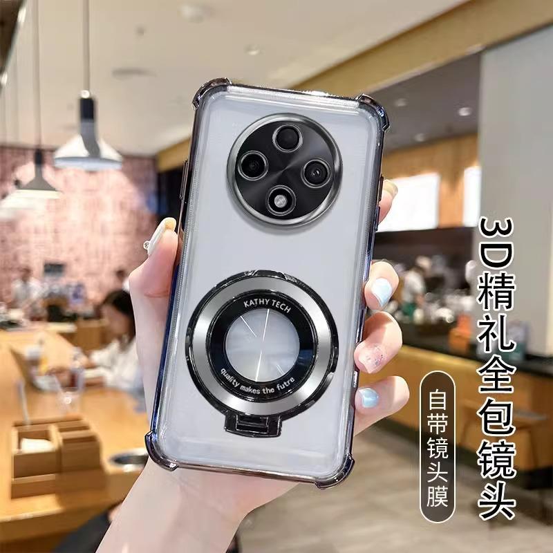 Applicable to OPPO A5 5G mobile phone case with its own lens film Find X8 airbag anti-drop silicone soft case bracket A58