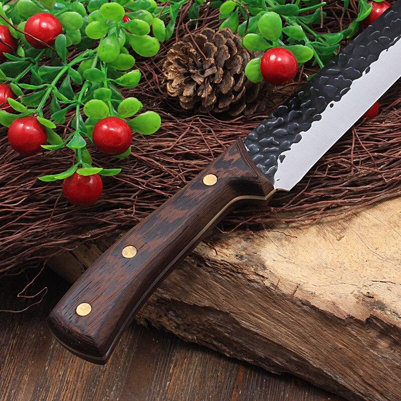 Stainless Steel Kitchen Chef Watermelon Fruit Knife Meat Fish Sushi Knife Slicing Cutter