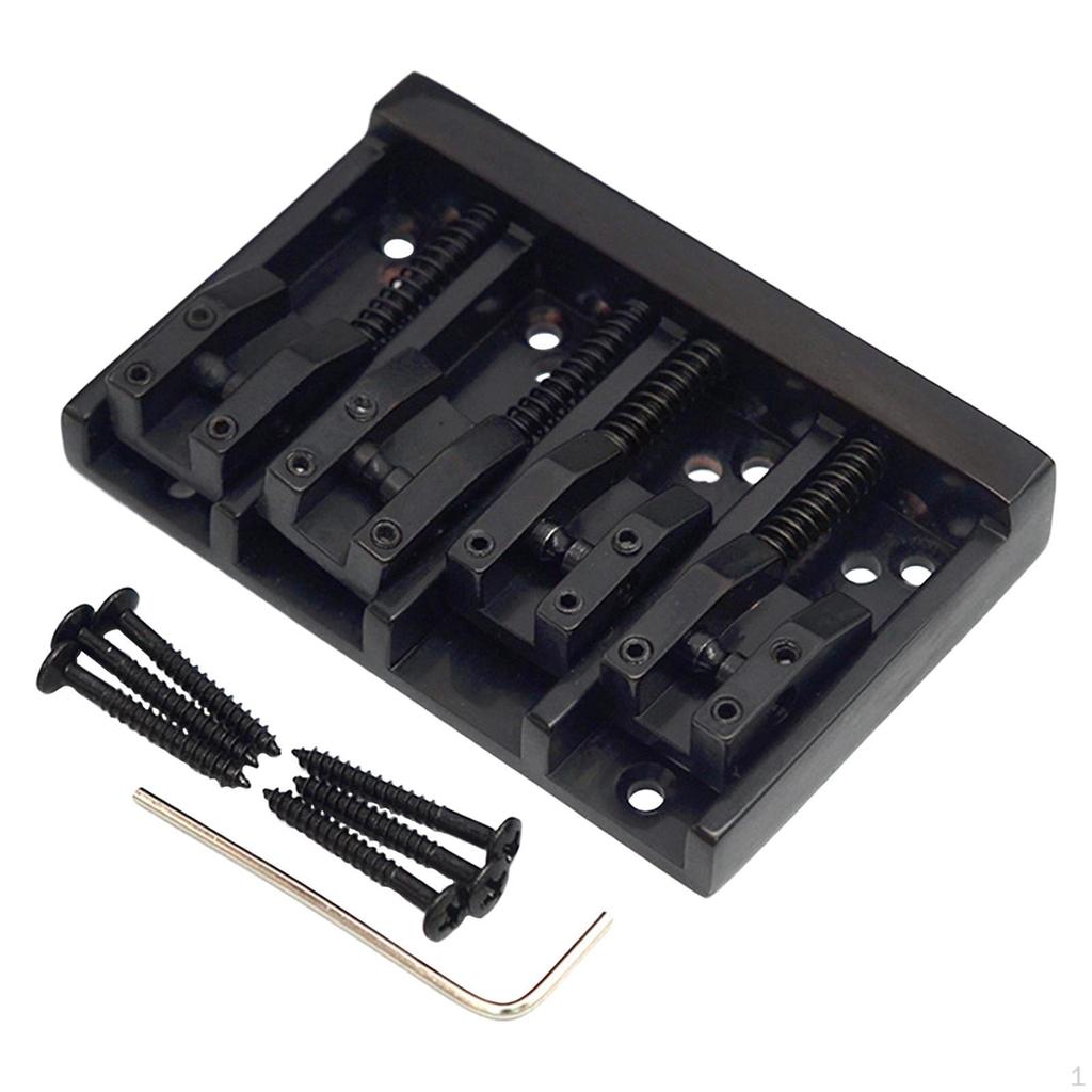Electric Bass Bridge Replace Kit Music Instruments Accessories Easy To Install for