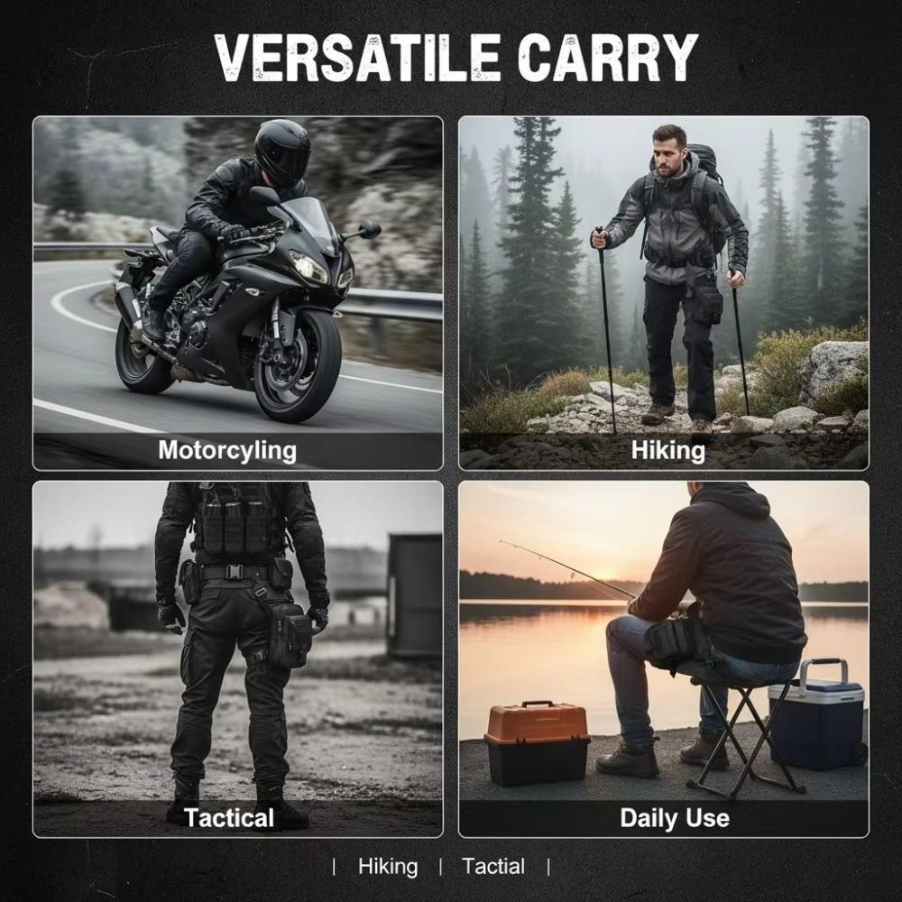 Portable Drop Leg Bag Multifunctional Motorcycle Leg Bag Unisex Thigh Pack Motorcycle Riding