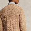 Polo Ralph Lauren Solid Color V-Neck Casual Long Sleeve Knit Sweater Men sweater Camel MNPOSWE16821786-200