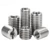Korekaou Insert 10 Thread Conversion Stainless Recessed Thread Reduction Nuts Diameter Outer Diameter Length Nuts, Pieces, Adapter, Steel,