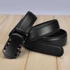 Belt for Men's Automatic Buckle Genuine Leather Cowhide Belt Business Simple Trouser Belt
