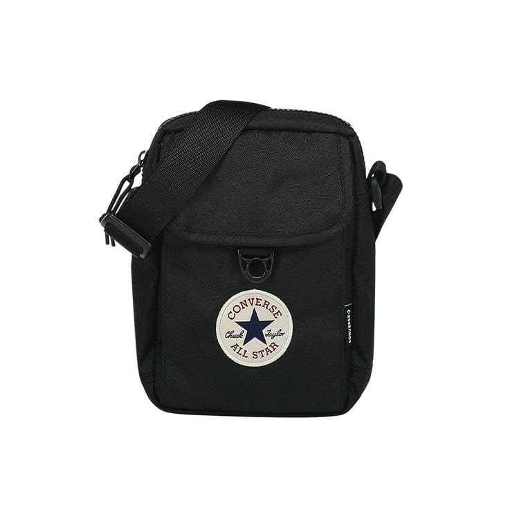 Converse Polyester Umhängetasche, Crossbody-Tasche Regular Unisex Schwarz 10018468-A01