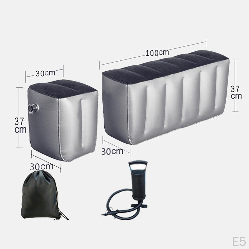 2 Pieces Car Air Mattress Back Seat Pads Lightweight Auto Accessories Portable Bed Cushions for