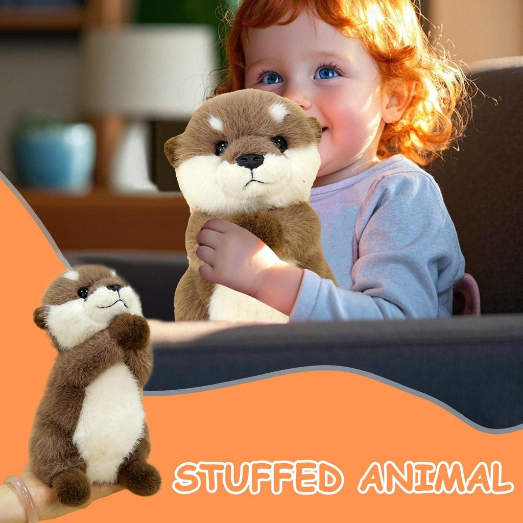 14x25cm Animal Plush Stuffed Plush Toy Comfortable Soft Pillow Cute O tter Doll For Women Girls Kids Adults Boyfriend Girlfrie