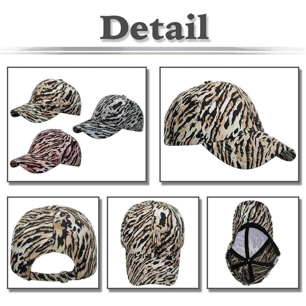 Water Ripple CA652 [White Fang] Cap, Pattern, Hat, Sports, Running, Outdoor, Men's, Women's, (Khaki)