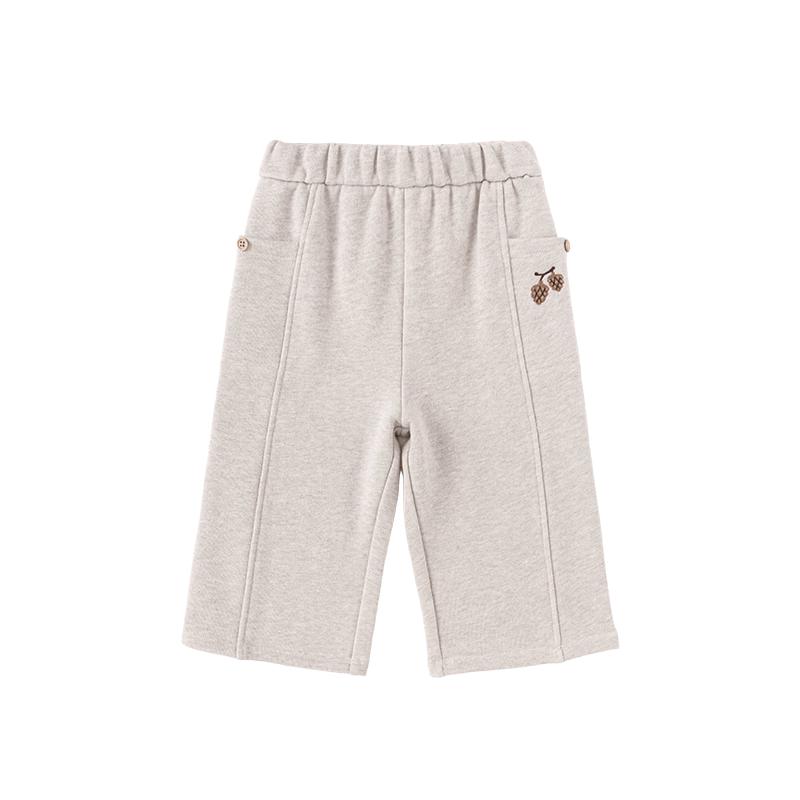 Babylove Kids' Thickened Cotton Terry Fleece Pants
