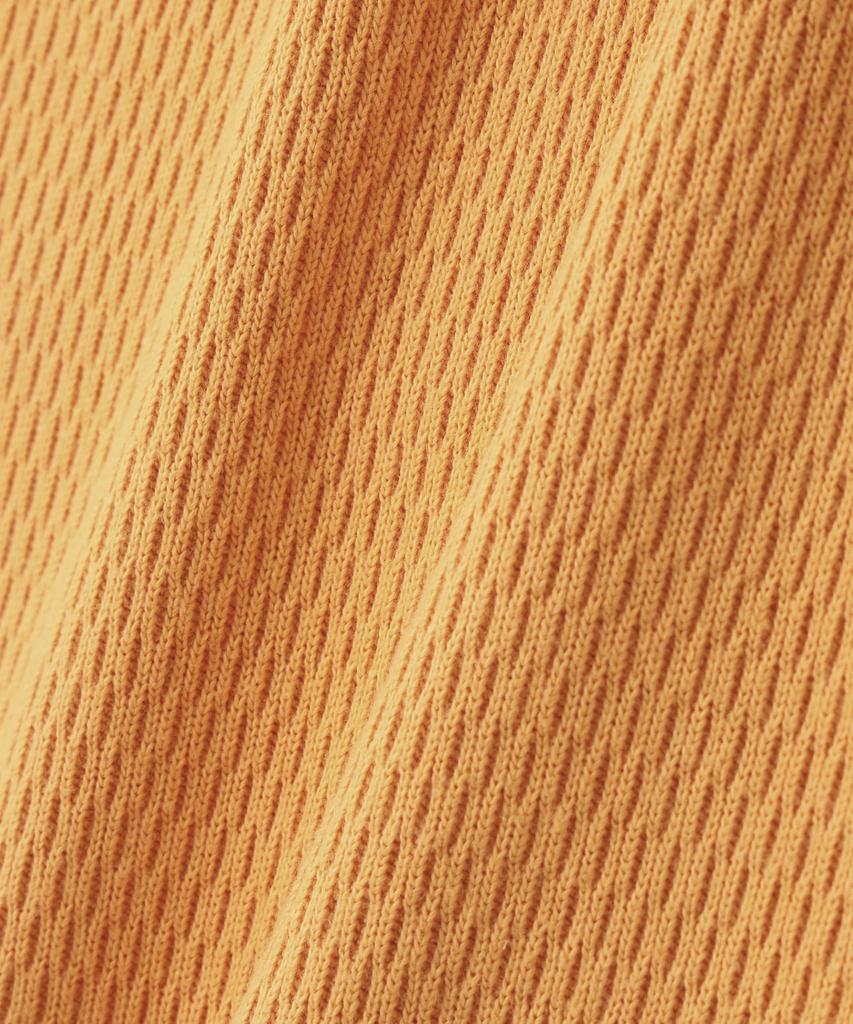 AVIREX HONEYCOMB WAFFLE USAF L/S T-SHIRT M orange 783-5230030