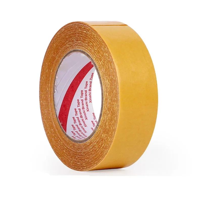 

5/10M двухсторонняя тканевая лента, подходит для коврового покрытия, настенного крепления рамок картин, двухсторонняя клейкая лента на тканевой основе 10mm&5M жёлтый