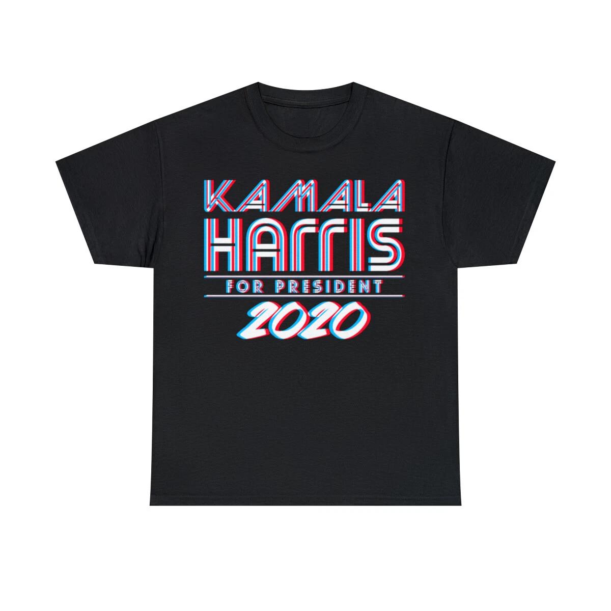 Kamala Harris For President 2020 3D Graphic T-Shirt, Sizes S-5XL S