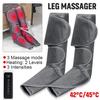 24W Electric Leg Air Compression Massager Heated for Foot & Calf Thigh Blood Circulation with Handheld Controller 360 Wrap Massager Boots