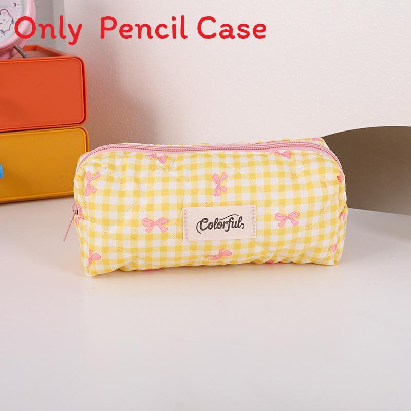 Butterfly Bow Pencil Case For Girls Large Capacity Storage Organizer Stationery Bag