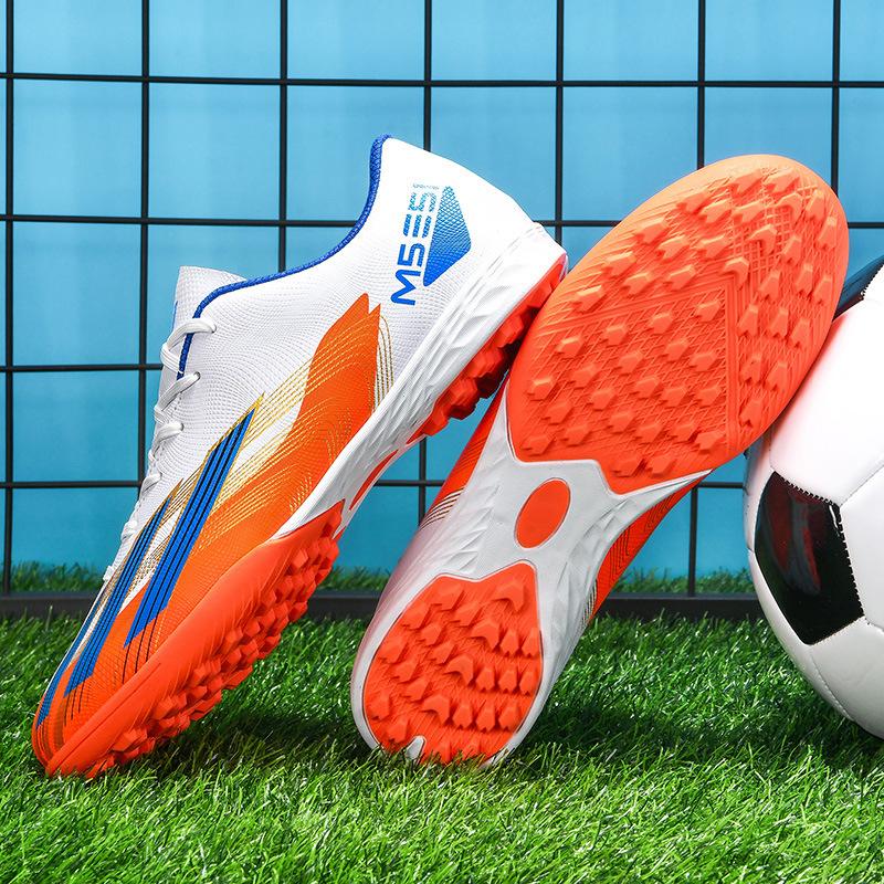 Football Shoes Adult Children Low Top AG Spikes Broken Nails Artificial Grass Futsal Training Football Shoes