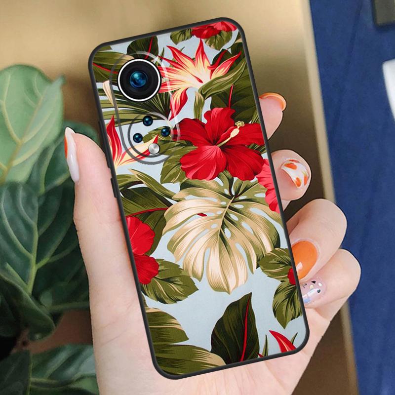 Tropical Paradise Hawaiian Birds Case For Honor Magic 7 Lite 5 6 Pro Honor X9a X8b X9b X8a X8 X9 X9c 50 70 90 200 Lite Cover