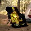 Personalized Custom Name Blanket - Alpha Phi Alpha Print Design,Blanket for Sofa,Bed,Travel,Camping - Soft and Warm, Great Gift