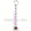 Beliebter Lustiger Meme Ich Bin Nur Ein Mädchen Trauriges Hamster Schlüsselanhänger Schlüsselanhänger Ring für Zubehör Tasche Anhänger Schlüsselanhänger Schmuck Fans Geschenke