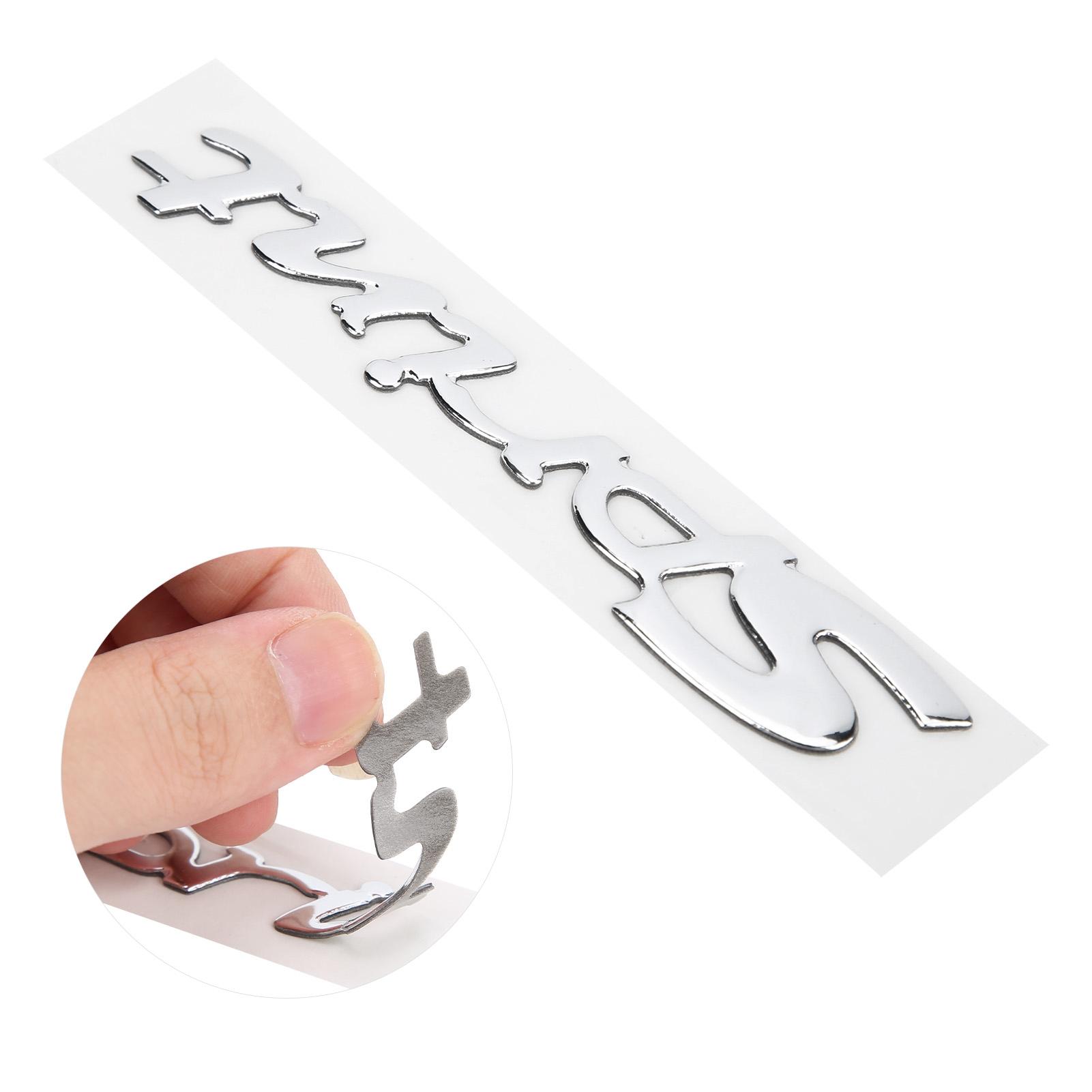 Car Emblem Decal 3‑Dimensional Side   Rear   Soft Plastic Modification