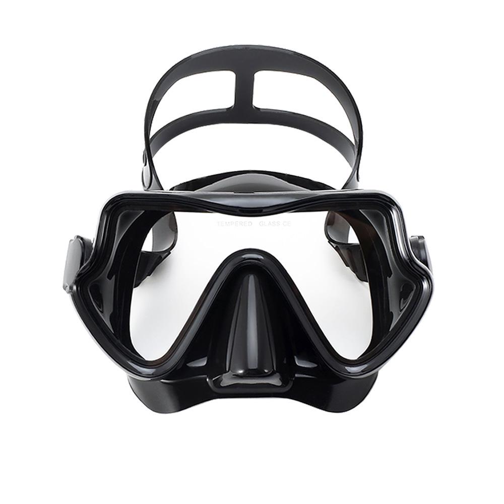 Cross-Border Anti-Fog Diving Goggles: Large Frame, Full Dry Silicone Snorkeling Mask for Adults