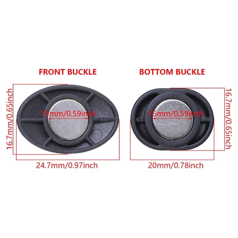 4 Pair Magnetic Race Bib Holder Running Fix Clip Buckle Magnetic Race Bib Holder Running Race Number Running Bib Clip