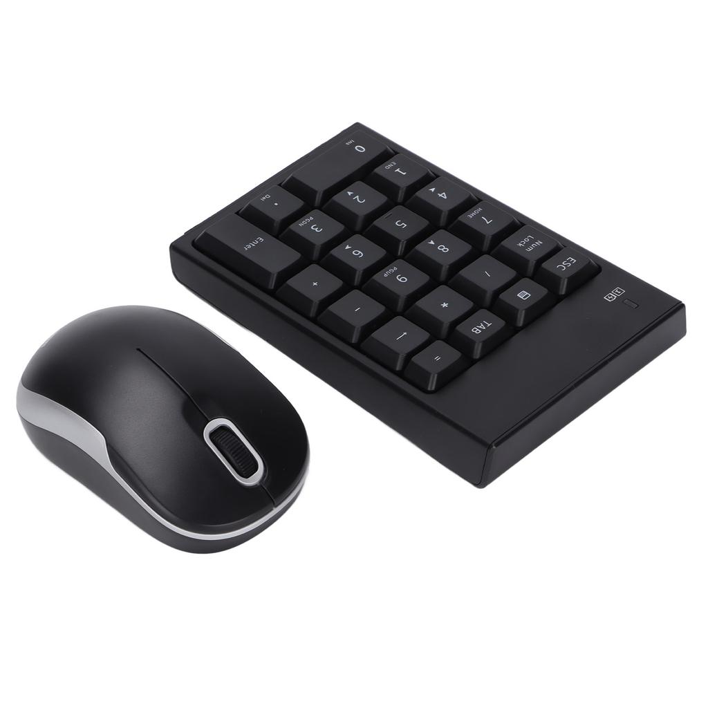 Numeric Keyboard Mouse Set MC‑61CB Wireless 2.4g Portable Silent Keypad Mice for Desktop Laptop