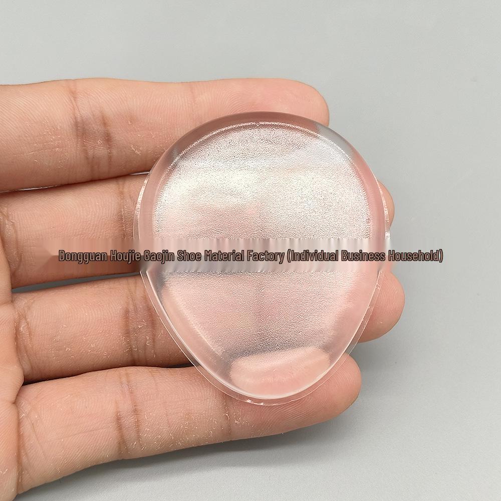 Silicone Transparent Jelly Makeup Puff, Easy Application, Non-Absorbent, Super Soft, Q-Elastic Cushion for Wet Use