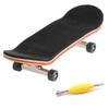 LIKENNY Finger Mini Decompression Imagination Gift Skateboard, Fingerboard, Portable, Toy, Development, (Black Wheels)