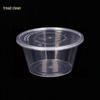 Disposable Round Transparent Plastic Meal Box