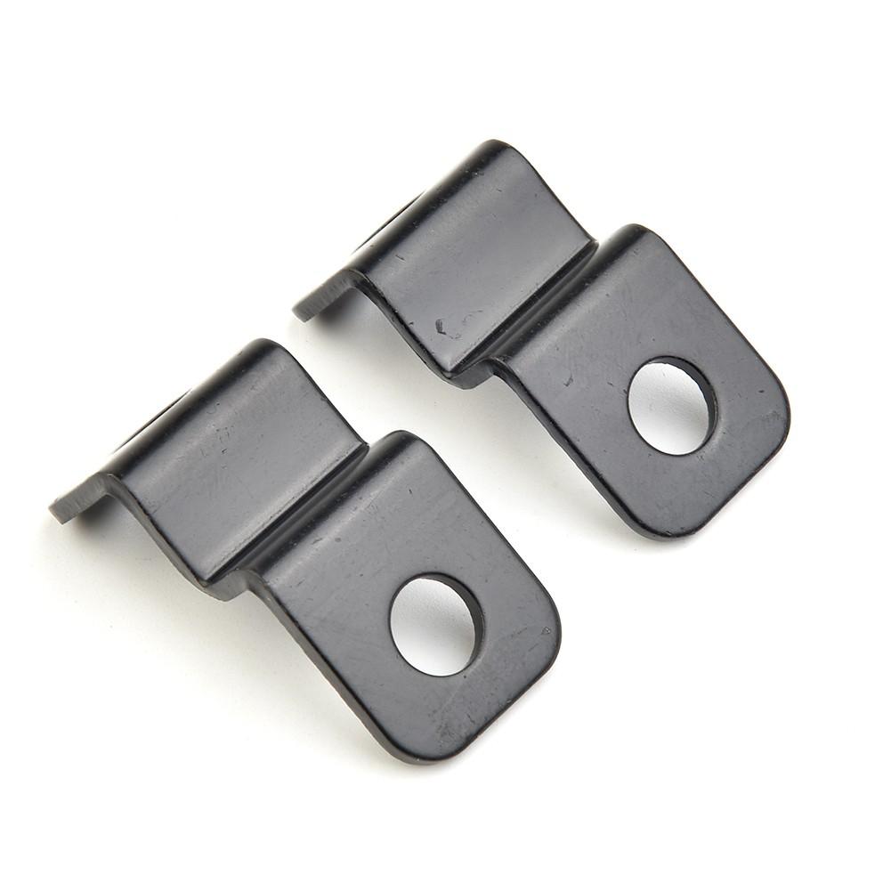 Vibration Proof Indicators Lights Bracket 2 Pcs Black