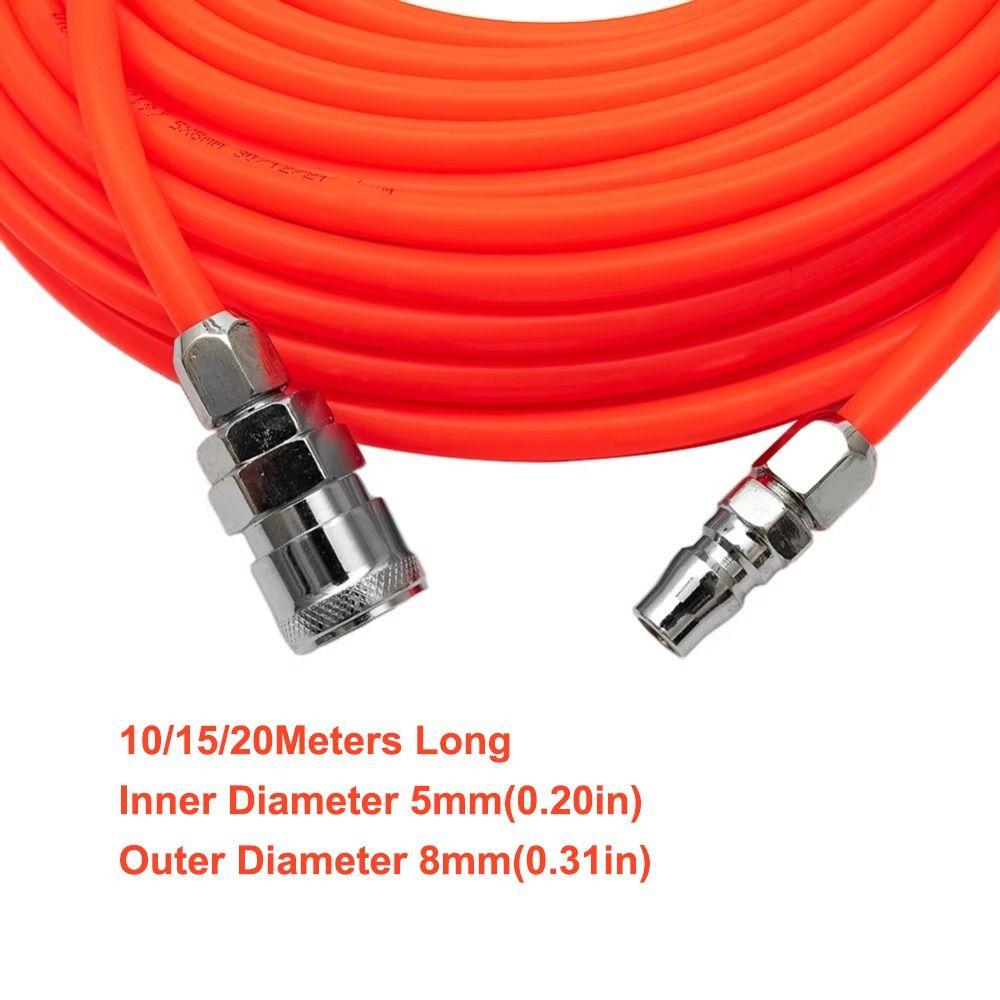 With Quick Connector Air Compressor Pump Hose 5x8mm Air Pipe Hose Tube Mechanical Hardware