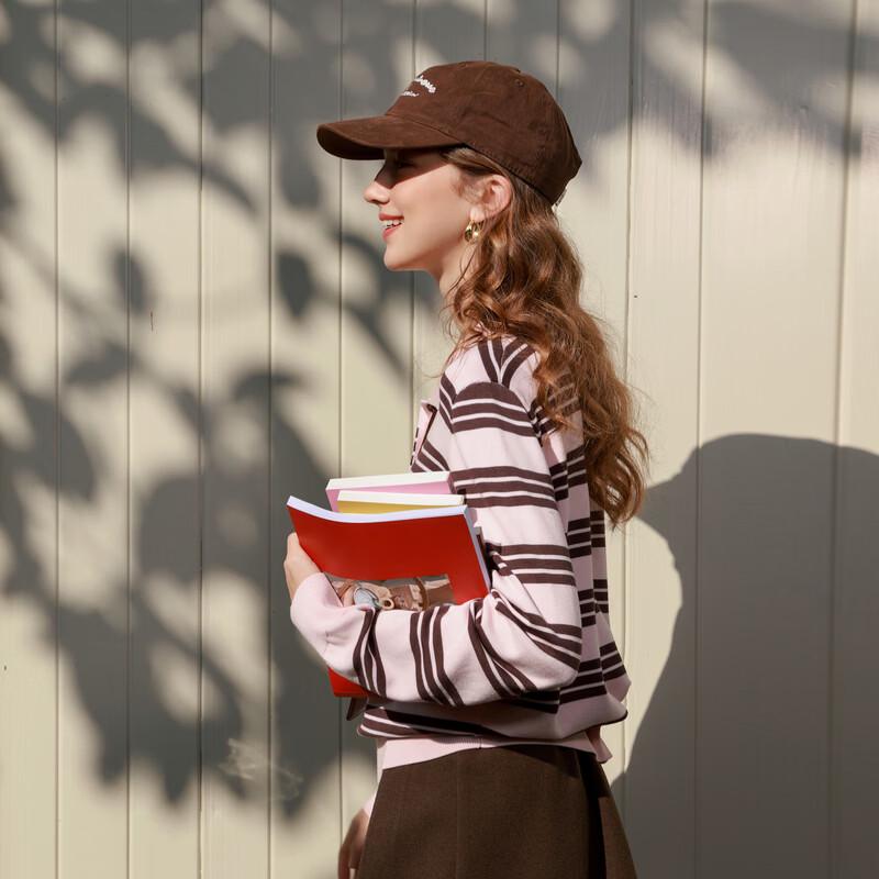 SanCai Color-block Stripe Polo Sweater