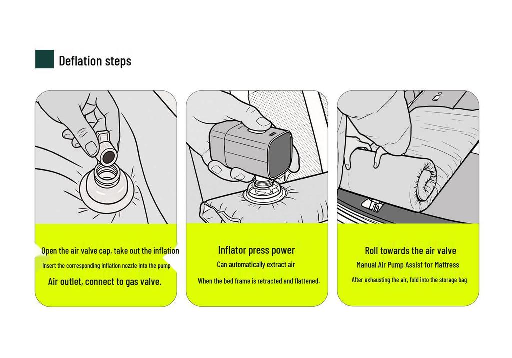 Materasso gonfiabile per sedile posteriore Volkswagen ID.4 X per 25 modelli