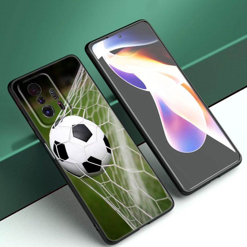 

Футбольное поле черный силиконовый чехол для телефона Xiaomi Mi 9 SE 8 10T 11 12 13 Lite 9T 11T 12S 12T 13T 14 Pro 5G NE 11i 12X Xiaomi Mi 9SE