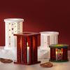 HY 3pcs/kit Combined Christmas Lantern Resin Mold Silicone Square Round Christmas Tealight Candle Holder Mold for Home Decor