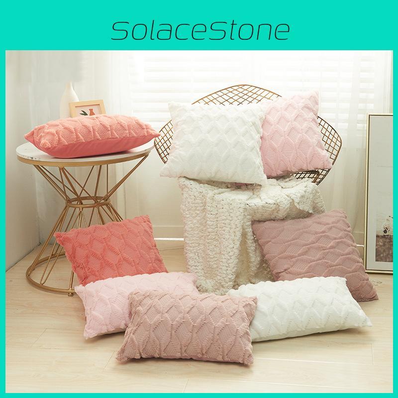 Diamond Plush Pillowcase Soft And Comfortable Cushion Cover For Chic Bed And Sofa Decor