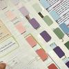 High-Value Gradient Color Translucent Index Stickers - Writable Memo and Bookmark with Strong Adhesion.