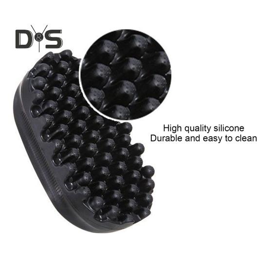 Kartáč na kudrnaté vlasy Dreadlock Twist Styler Omyvatelná Afro houba Afro Racket pro rodiny Snadné lokny Gumová rukojeť Profesionální hřeben na lokny pro všechny vlasy