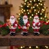 Resin Craft Christmas Ornaments Mini Size Desktop Ornaments Atmosphere Christmas Santa Doll  Office