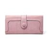 Women's Matte Long Zipper Wallet: Large Capacity Money Clip & Phone Bag with Card Holder