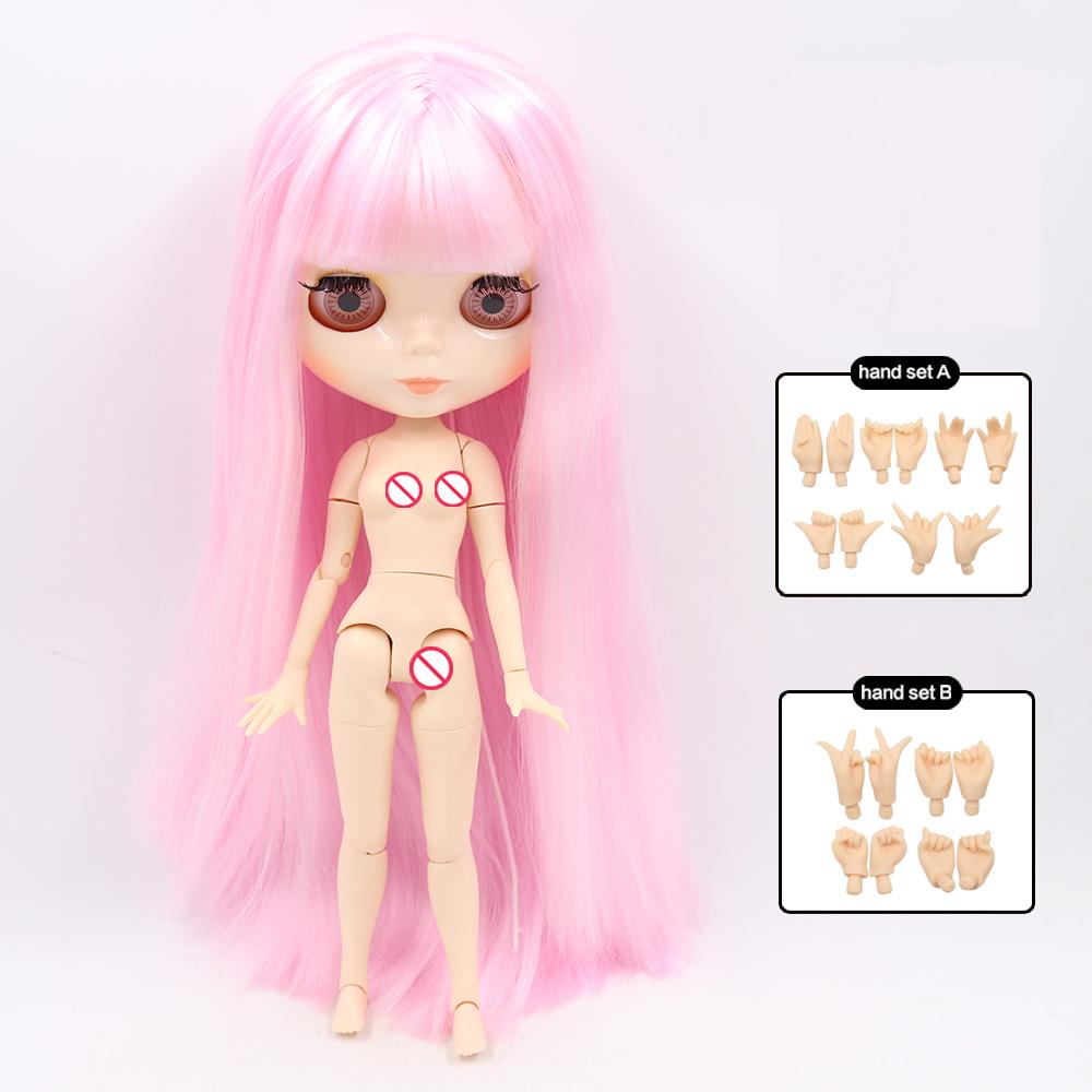 ICY DBS Κούκλα Blyth Αρθρωτό Σώμα 30CM Κούκλα BJD Λευκό Γυαλιστερό Πρόσωπο και Ματ Πρόσωπο με Επιπλέον Χέρια AB και Πάνελ 1/6 DIY Μοντέρνα Κούκλα