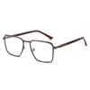 Luxury-light Metal Texture Double-bar Frame Glasses - Anti-blue Light - Versatile For Daily Commuting6002