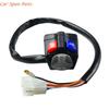 Y4UA Starter Stop Button Replacement Combination Switch Motorbike Accessory Motorcycle High/Low Beam Horn Switch