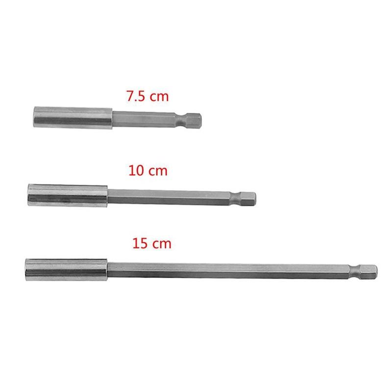 75/100/150mm 1/4 Hex Quick Release Magnetic Screwdriver Extension Bit ...